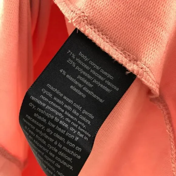 Tommy Hilfiger Striped‎ Long-Sleeve Top Bridal Rose L - Picture 3 of 5